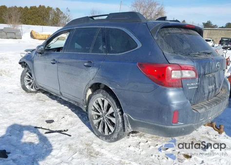 2017 Subaru Outback 2.5I Limited из США, поврежденный, VIN 4S4BSANC6H3367972